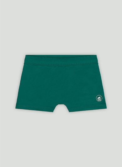 Sunga Boxer Infantil em Malha FPS+50 com Etiqueta Termocolante (Verde) Up Baby