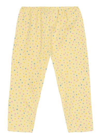 Calça para Bebê Estampada em Suedine (Amarelo) Guloseima