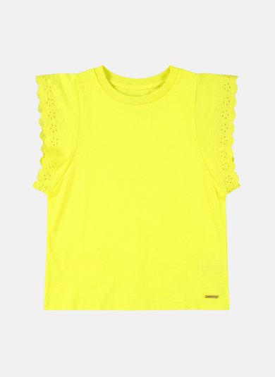 Blusa Manga Curta Básica Infantil (Amarelo) Up Baby